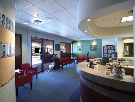 The front desk of Zuroff Orthodontic Care