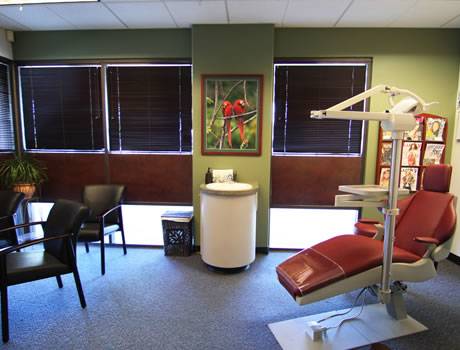 One of the many treatment areas located inside Zuroff Orthodontic Care
